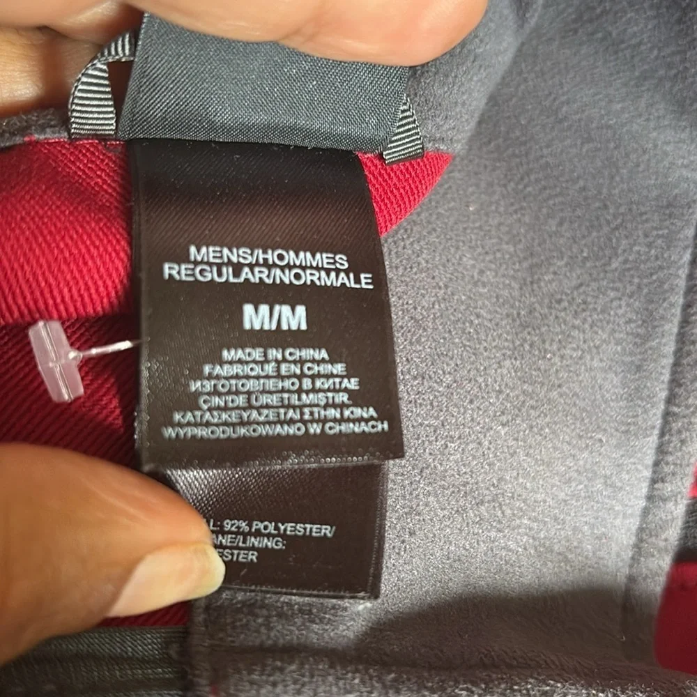 The Northface color block zipper jacket